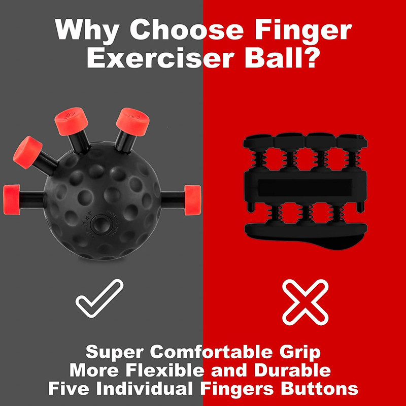 Hand Grips Finger Strengthener Grip Adjustable Resistance Balls Gripper Exerciser for Forearm Strength Guitar Training Climbing 230720