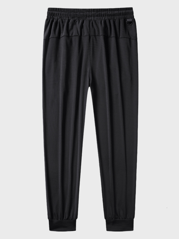 Men's Pants Summer Breathable Mesh Black Sweatpants Men Joggers Sportswear Baggy Trousers Male Casual Track Pants Plus Size 7XL 8XL 9XL 230720