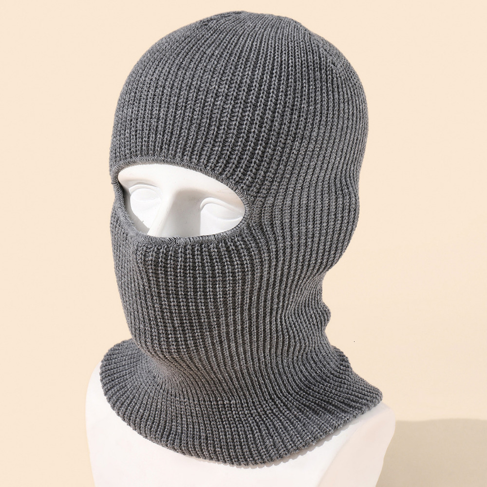 Cycling Caps Masks Candy Color Cute Full Face Cover Ski Mask Hat Bear Ear Balaclava Knitted Hats Outdoor Cycling Ear Protection Hat Beanies Hat Men 23