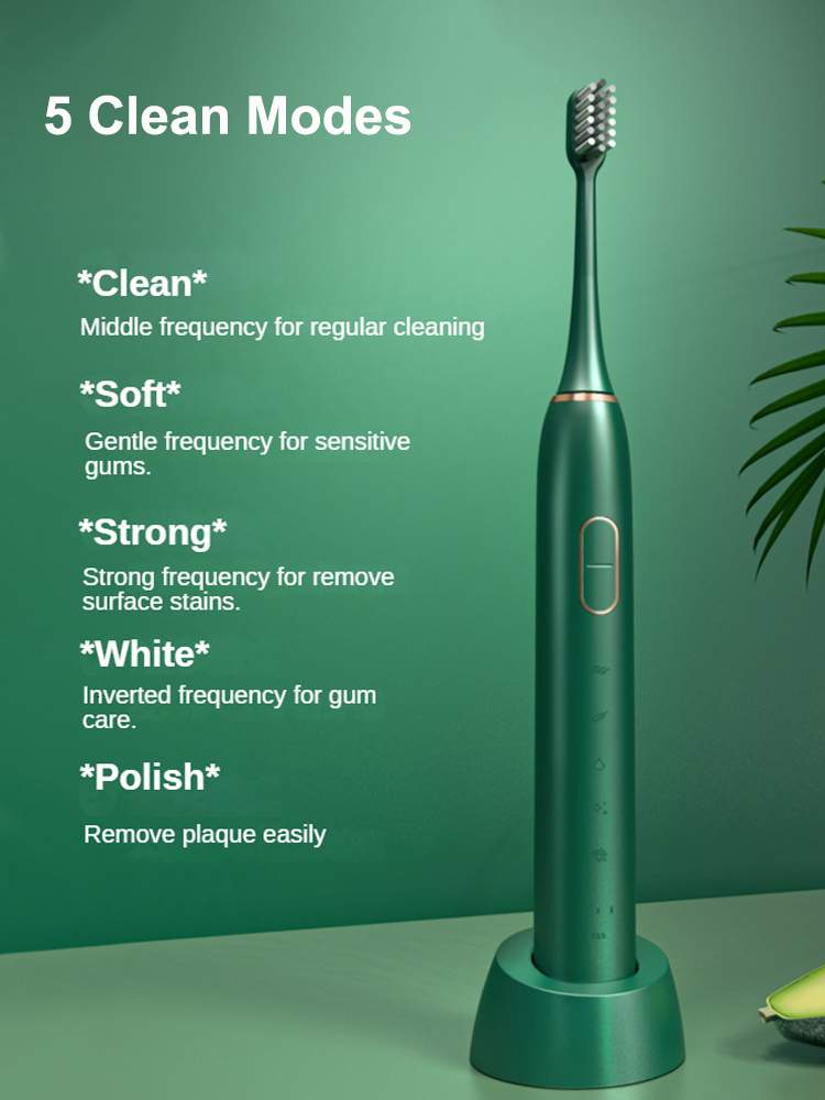 Toothbrush Ultrasonic Electric toothbrush Ultrasonic Electric toothbrush Adult electric portable rechargeable toothbrush 230720