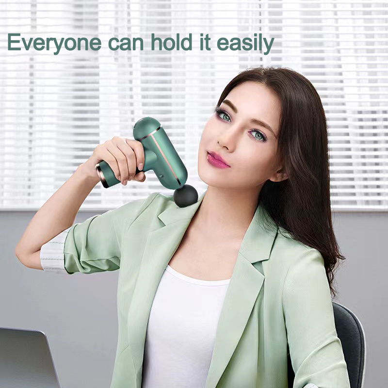 Full Body Massager LCD Display Massage Gun Portable Percussion Handgun Massager Deep Tissue Muscle Relieving Pain in the Body and Neck Fitness 230720