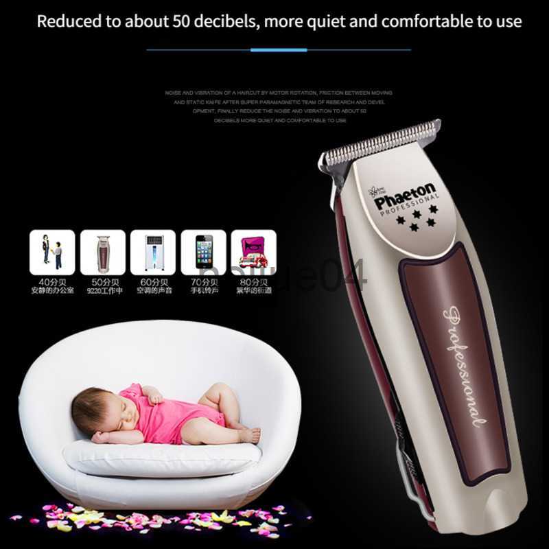 Clippers Trimmers Phaetons Hair Clipper Professional Hair Cutting hine Trimmer Men Rechargeable Haircut Cordless Electric Shaver Beard Barber x0728