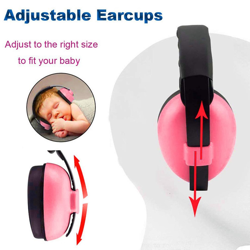 Earpick# Kids Noise Cancelling Earmuffs Headphone Hearing Protection Safety Baby Sleep AntiNoise Ear Defenders 230720