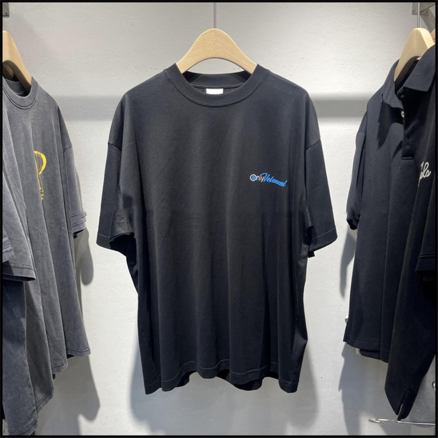 Mens TShirts Only Vetments Tshirt 1 Quality Large Top Tee 230720