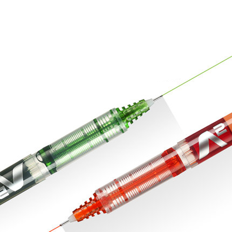Gel Pens 6/12pcs Japan Pilot V5 Hi Tecpoint Straight Liquid Roller Pen Large Capacity Quick-drying Ink 0.5mm Needle Tip Black Red Blue 230721