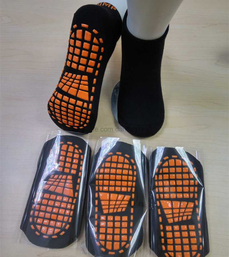 trampoline socks silicone antiskid outdoor sports sock comfortable premium yoga Pilates grip sox lady Boat stocking Non-slip ankle short sock