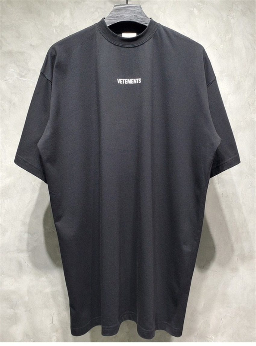 Mens TShirts HEAVY DUTY FABRIC VEEMENTS TEE 1 Quality Large Top Tee Embroidery Label Casual Tshirt 230720