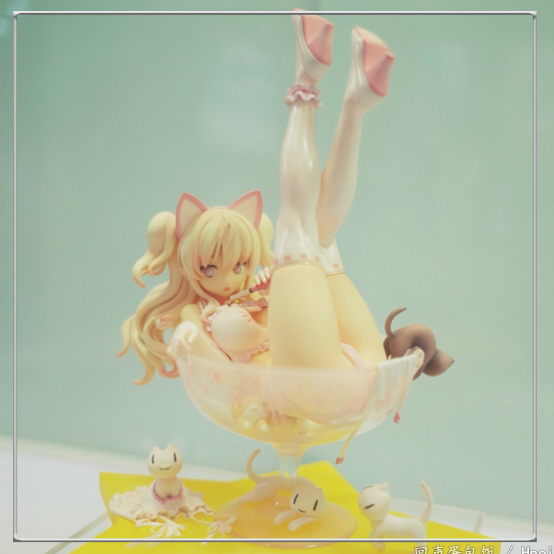 Anime Manga 18CM Alphamax SkyTube Anime Cosplay Cat Ears Chiyuri Illustration By BLADE 1/6 cat Girl PVC Adult Collection Model Doll toys