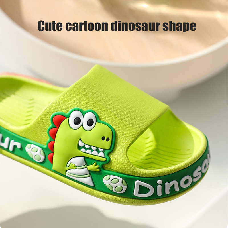 Slipper Cartoon Animal Children Slippers Summer Boys Home Non slip Bathroom Girls Soft Dinosaur Outdoor Beach Sandals 230720