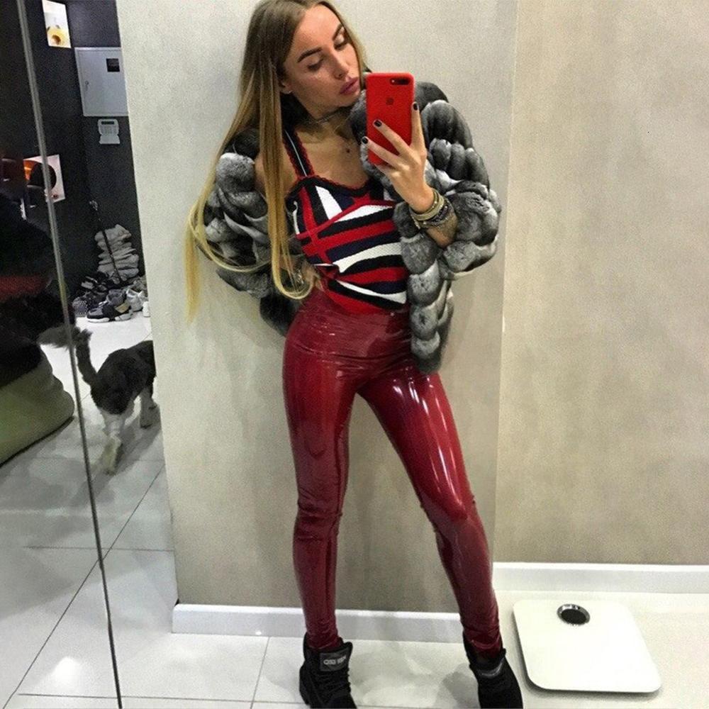 Women's Leggings Qickitout Sexy Elastic Stretch Skinny Pants Women High Waist Push Up Leather Black Leggings Jeggings 230720