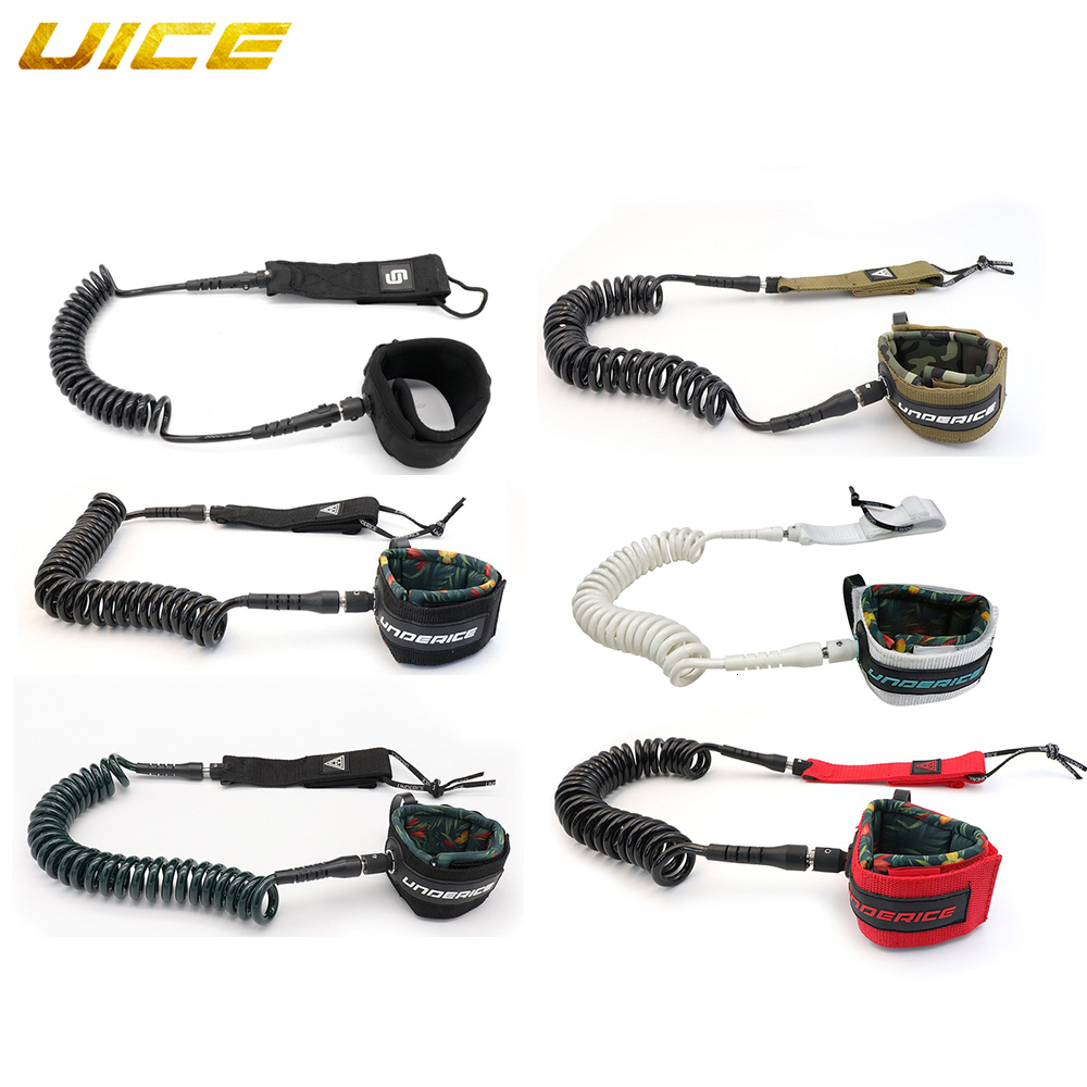 Kayak Accessories SUP Board Leash Surf Paddle 7MM 11 10FT Surfboard Ankle Super Strong Webbing Leg Rope 230720