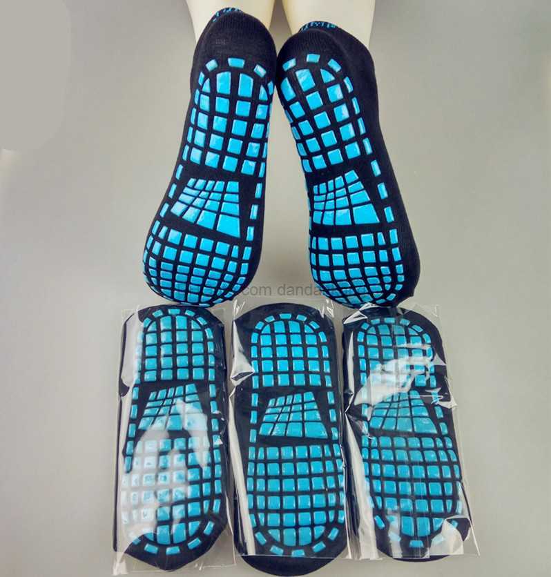 trampoline socks silicone antiskid outdoor sports sock comfortable premium yoga Pilates grip sox lady Boat stocking Non-slip ankle short sock