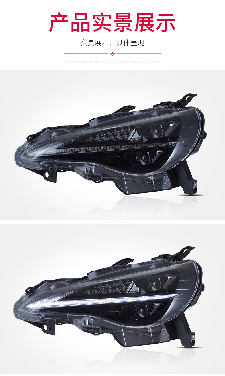 Car Head Lights For Toyota 86 20 12-20 20 Head Light Parking Running Lights Subaru BRZ LED Streamer Signal Front Lamp