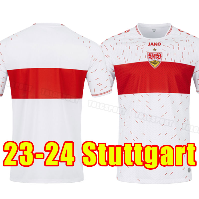 2023 2024 Stuttgartes Soccer Jerseys home away Thommy Anton 23 24 DIDAVI GRAHL W.SILAS GONZALEA MANGALA child white Football Shirts uniform