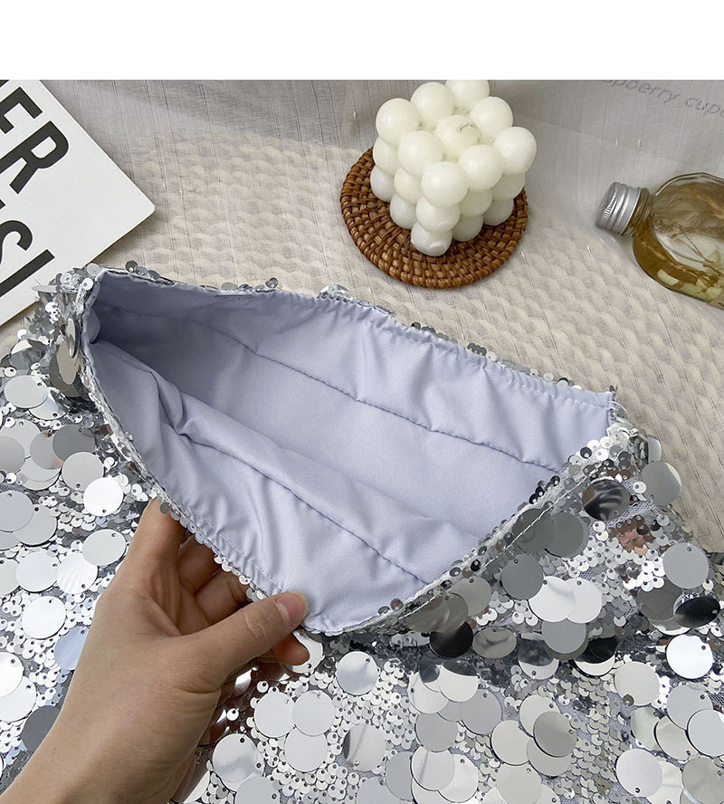 Skirts Shiny Sequins High Waist Silver Aline Skirt for Women Shine Wrap Hip 230720
