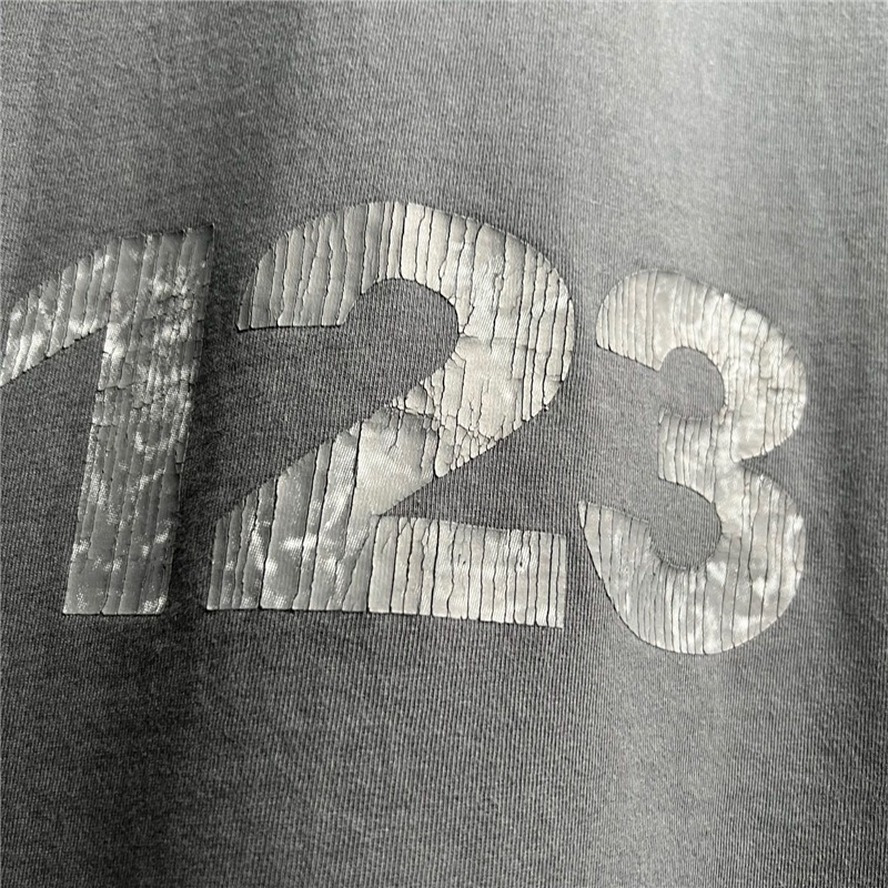 Mens TShirts Retro Grey RRR123 Tshirt 1 High Quality RRR 123 Top Short Sleeve 230720