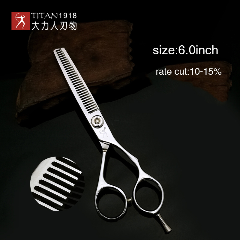 Hair Scissors Titan 6.0inch Professional Hairdressing Scissors salon Barber Scissors Hair Cutting thinning Shears Scissor 230720 S2563