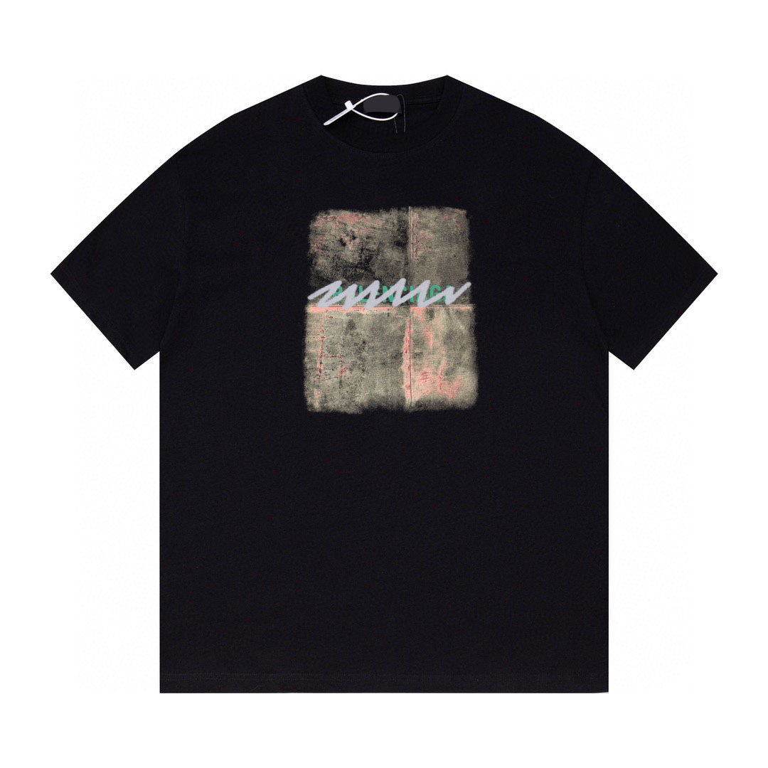 Men's Plus Tees & Polos Custom woven and dyed fabric with comfortable and soft texture. Embroidered graffiti letter on the chest, loose f2rtt