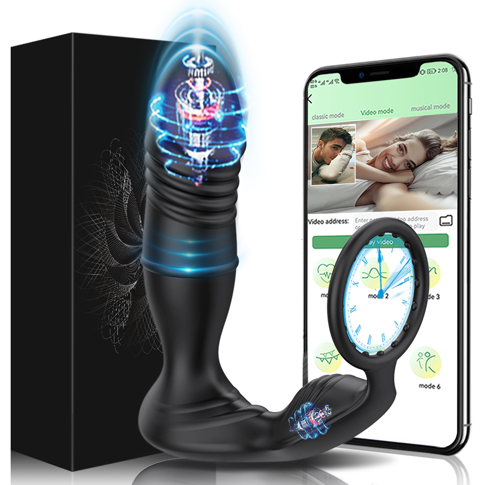 Vibrators Male stimulating prostate massager Bluetooth application vibrator male anal massager male anal massager 230720