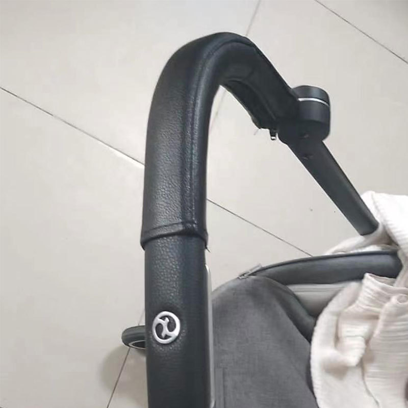 Stroller Parts Accessories Stroller PU Leather Handle Covers Fit For Cybex Mios Pram Bumper Sleeve Case Armrests Protective Cover Stroller Accessories