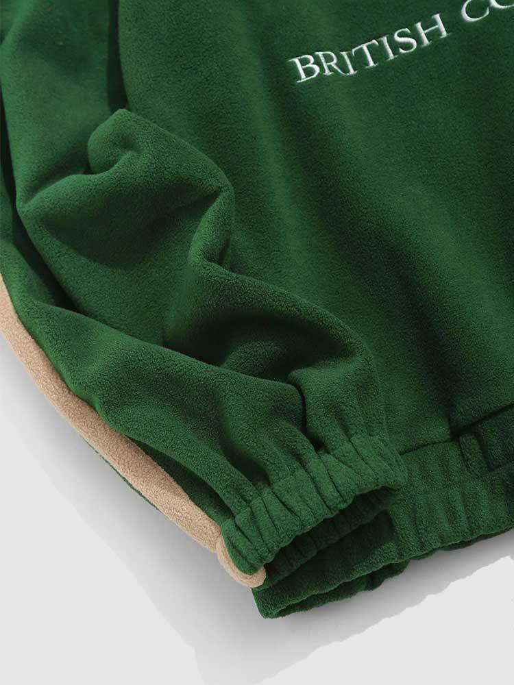 Men's Hoodies Sweatshirts Hoodie Fall Winter Fleece Letter Embroidery Turtleneck Pullover Vintage Streetwear Warm Sweats 230720