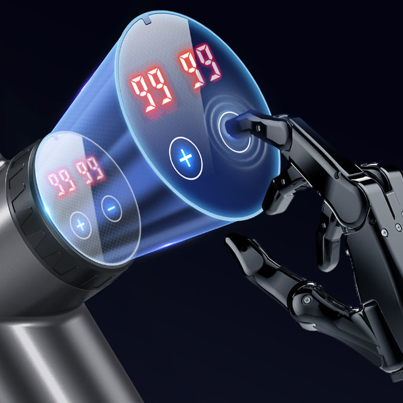 Full Body Massager High frequency massage gun deep muscle massage relaxation electric shock LCD display Fascia gun wholesale direct shipment 230720
