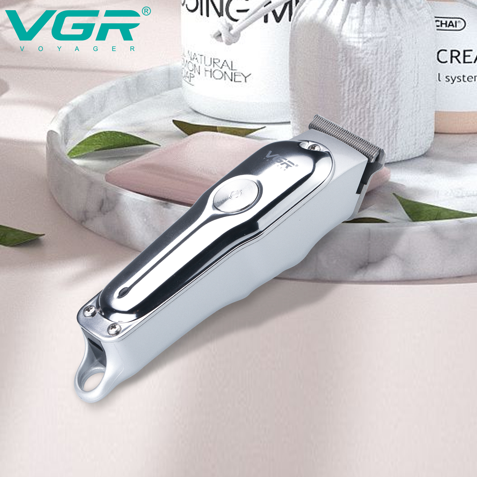 VGR Cutting Electric Clipper Professional Haircut Machine Mini Barber Rechargeable Hair Trimmer for Men V-071 230720 C260312