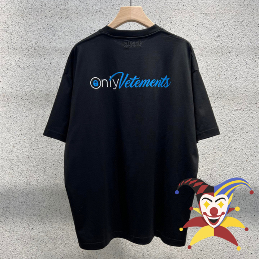 Mens TShirts Only Vetments Tshirt 1 Quality Large Top Tee 230720