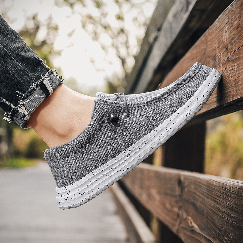 Canvas Dress Trend Men Boat Dude Deck Loafer Fashion Outdoor Casual Flat Shoes Beach Shoe Large Size 230720