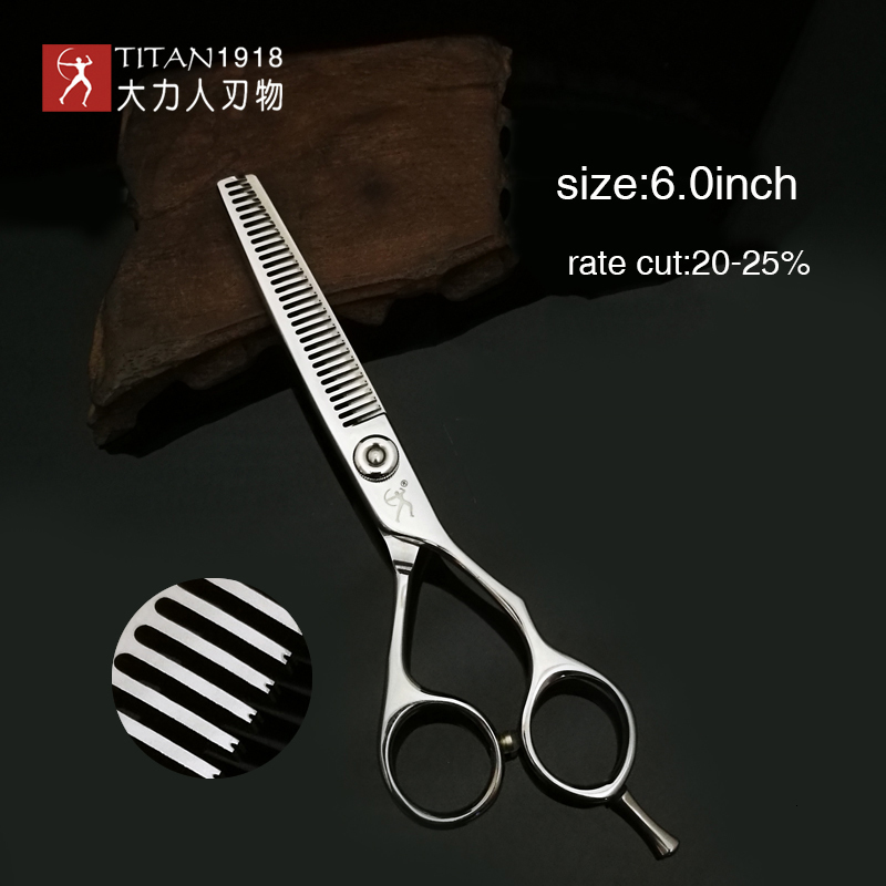 Hair Scissors Titan 6.0inch Professional Hairdressing Scissors salon Barber Scissors Hair Cutting thinning Shears Scissor 230720 S2563
