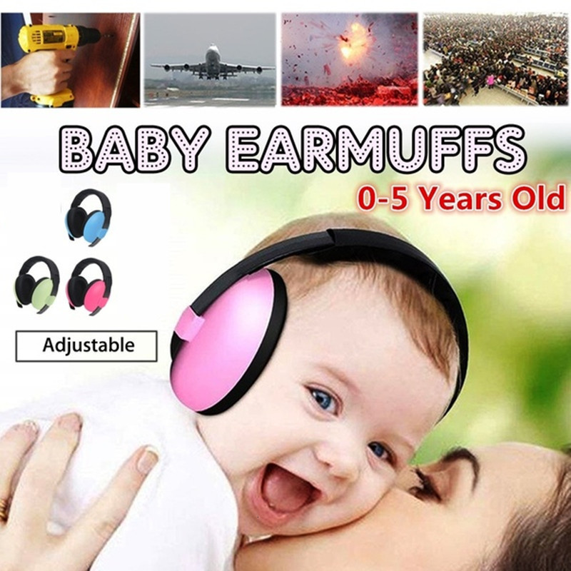 Earpick# Kids Noise Cancelling Earmuffs Headphone Hearing Protection Safety Baby Sleep AntiNoise Ear Defenders 230720