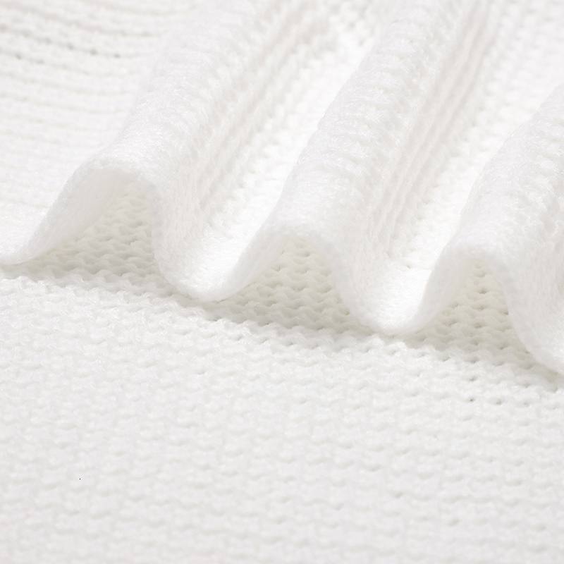 Blankets Swaddling Baby Blankets Knitted born Netural Breathable Month Swaddle Wrap Mat for Infant Boy Girl Crib Cellular Children 90*70cm Cover 23072