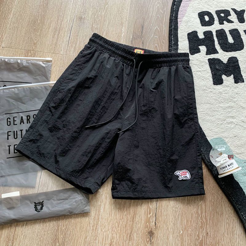 Mens Shorts Mades Polar Bear Embroidered Summer Beachwear Japanese Fashion Five Point Sports Trend Hip Hop 230720