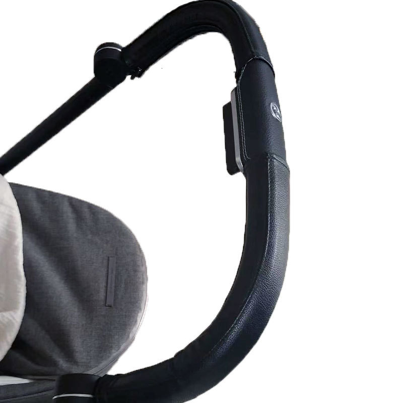 Stroller Parts Accessories Stroller PU Leather Handle Covers Fit For Cybex Mios Pram Bumper Sleeve Case Armrests Protective Cover Stroller Accessories