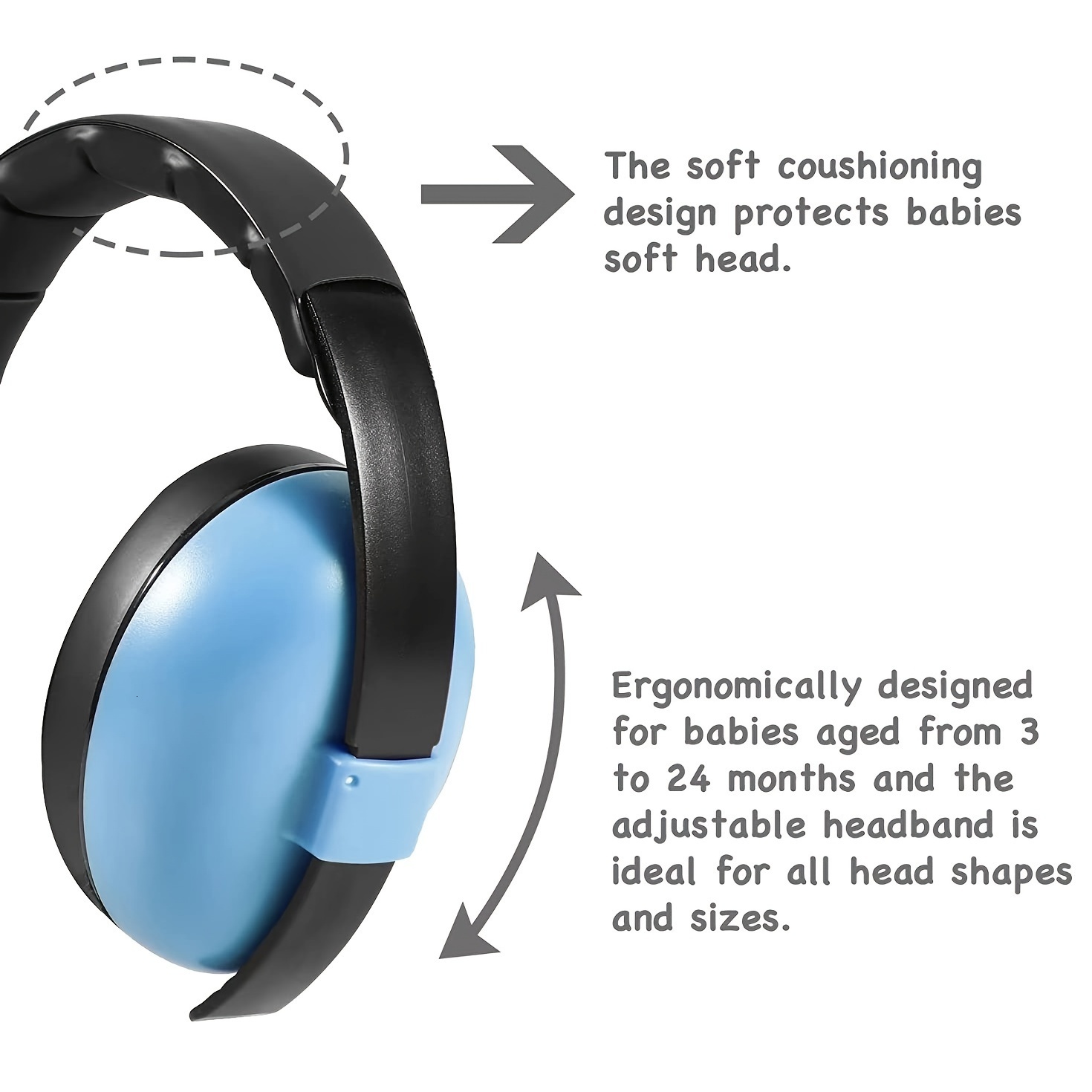 Earpick# Baby Ear Protection Noise Cancelling HeadPhones Child Anti Earmuff Sleep Children Toddler Infant Earplugs 230720