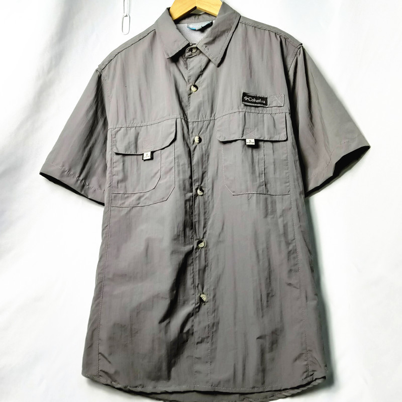 Men's Casual Shirts Mens Striped Fishing Shirt Casual Shirt short Sleeve Shirts For Men Blusas Camisa Masculina Loose middleaged and elderly 2307