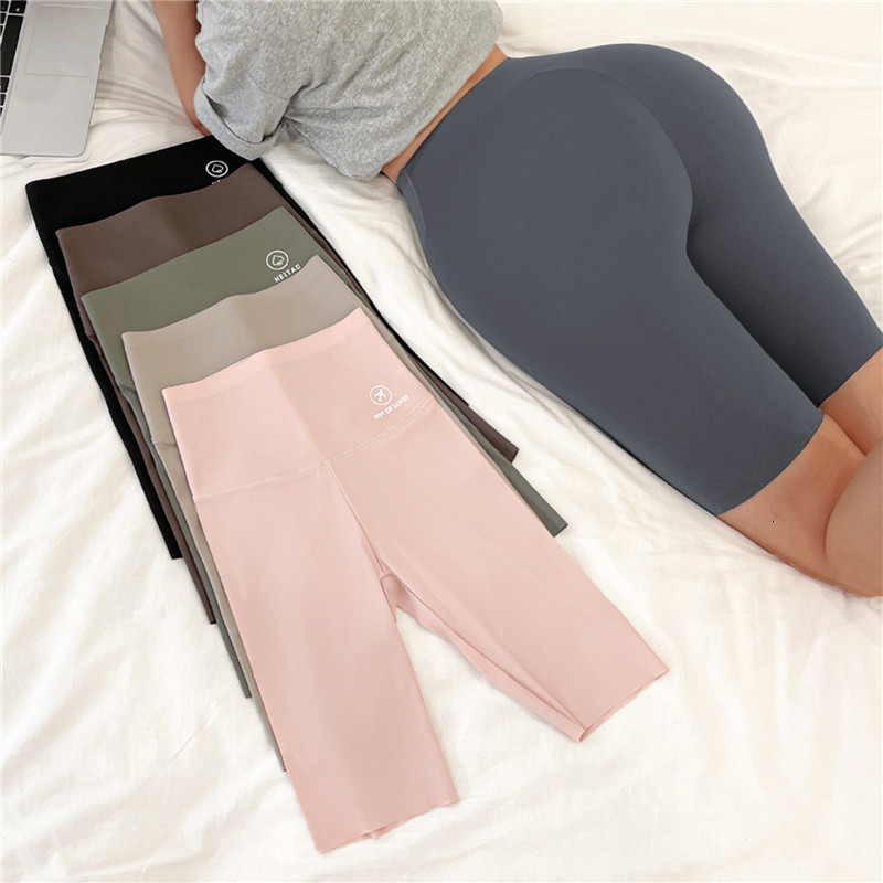 Womens Pants Capris Thin Shark Skin Leggings for Women 5 Points High Waist Belly Holding Tight Stretch Shorts Cycling Pants Weight Loss 230720