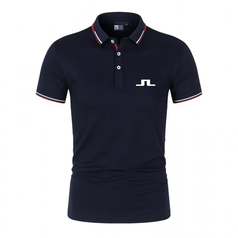 Men's Polos Golf Shirt for Men's Summer Quick Dry Breathable Polo Shirt Fashion Short Sleeve Tops J Lindeberg Golf Shirt Men's T-Shirt 230720