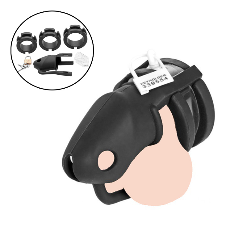 Cockrings Sex shop male chastity cock cage sex toy male penis belt lock Cock ring sacred trainer Scrotum cage gay equipment chastity lock 230720