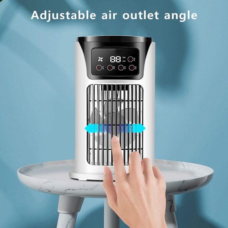 6gear mini portable air conditioner air cooler fan usb water cooling fan air conditioning for home office mobile air conditioner