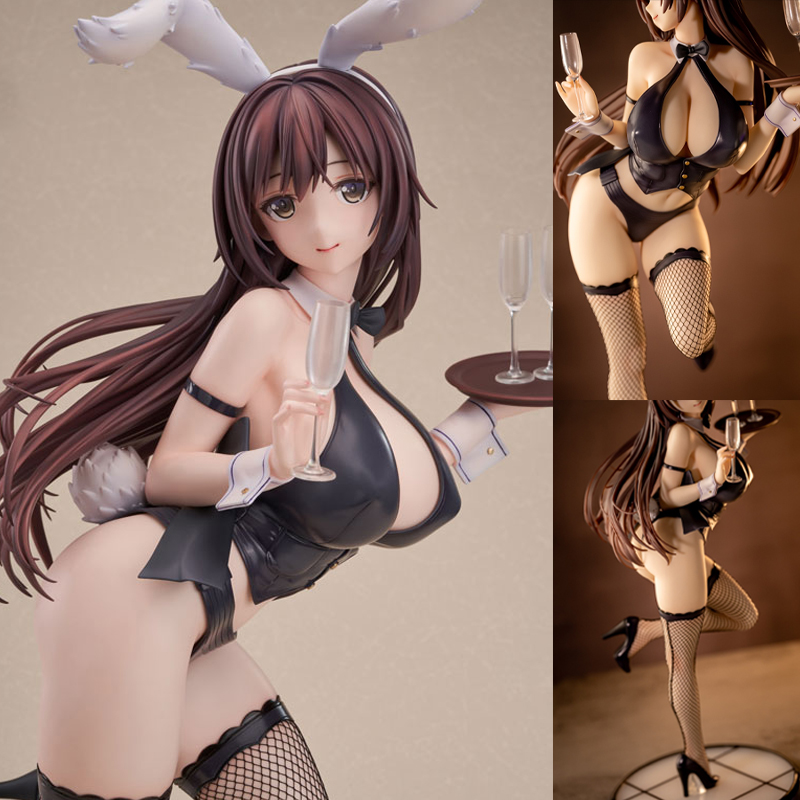 Anime Manga 43cm Anime bunny Girl Figure Kagetsu Mei 1/4 PVC Action Figure Toy Statue Adults Collection Model Doll