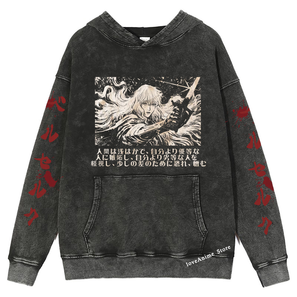 Men's Hoodies Sweatshirts Men Hoodie Retro Harajuku Long Sleeves Hip Hop Pullover Anime Clothing Y2k Streetwear 230720