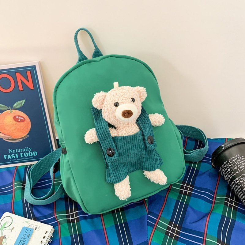 Backpacks Personalized Toddler Backpack Plush Bear Preschool Bag Kids Custom Name Backpack for Boys Girls Cute Mini Childs Bag Backpacks 230720