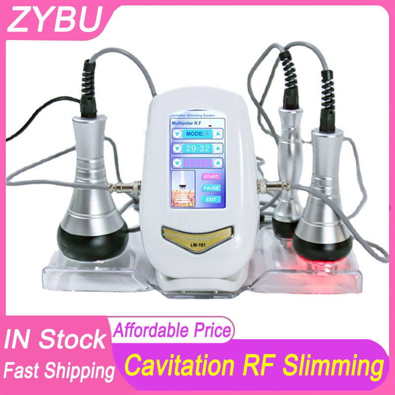 3in1 Cavitation rf slimming machine 40K ultrasonic fat loss body shaping sculpting skin tightening face lifting radio frequency ultrasound slim cellul