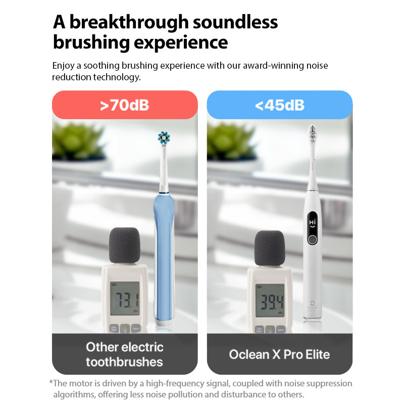 Toothbrush Oclean X Pro Elite Intelligent Acoustic Electric toothbrush Ultrasonic Tooth Whitening Ultrasonic Tooth Whitening 230720