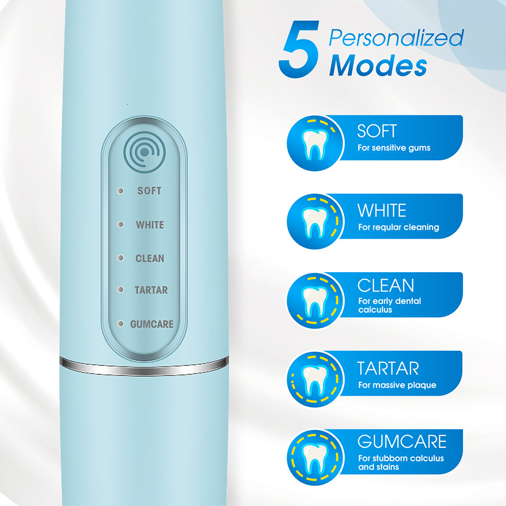 Toothbrush Tooth Whitening Scale Removal Equipment Electric Dental Calculus Yellow Tatar Oral Care Brush IPX6 Waterproof USB Charging 230720