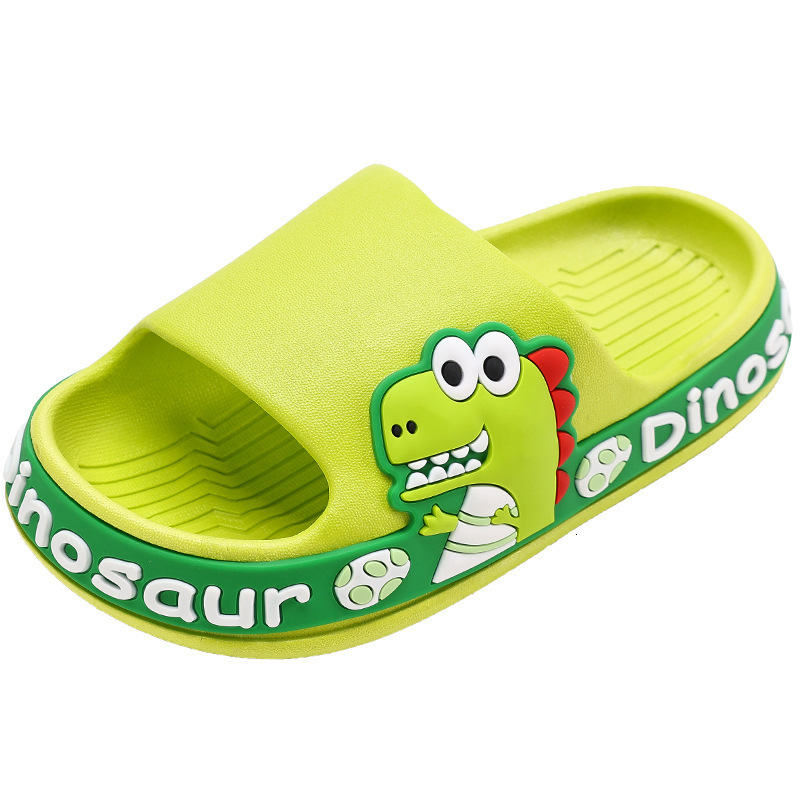 Slipper Cartoon Animal Children Slippers Summer Boys Home Non slip Bathroom Girls Soft Dinosaur Outdoor Beach Sandals 230720