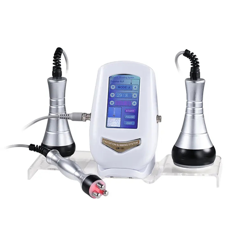 Portable 3 In 1 40K Fat Removal RF Vacuum Ultrasonic Slimming Weight Reduce Fat Loss Cavitation Machine Home Use Skin Tightening Face Lifting