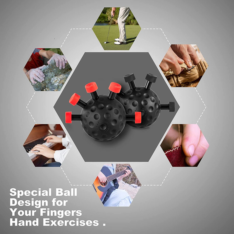 Hand Grips Finger Strengthener Grip Adjustable Resistance Balls Gripper Exerciser for Forearm Strength Guitar Training Climbing 230720