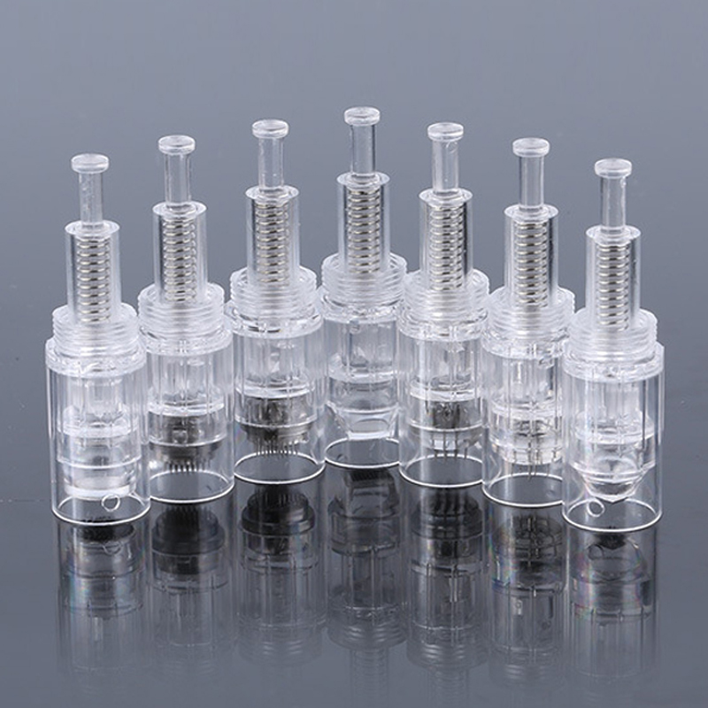 Microneedling 9/12/24/36/42/Round nano pins Needle Cartridge Derma pen Screw Port Cartridges Micro Needle For Dermapen MTS Meso Therapy Skin Care